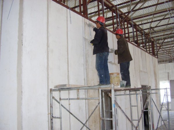 高層建筑輕質隔墻板安裝案例